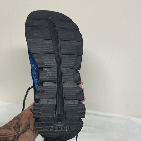 Men's Blue Saftey Toe Shoes Sz 41 Men’s 8.5 - Picture 3 of 13